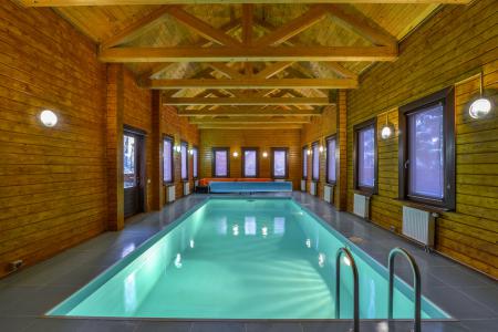 Деревянный коттедж из клееного бруса с бассейном без комиссии, в д.Новоглаголево