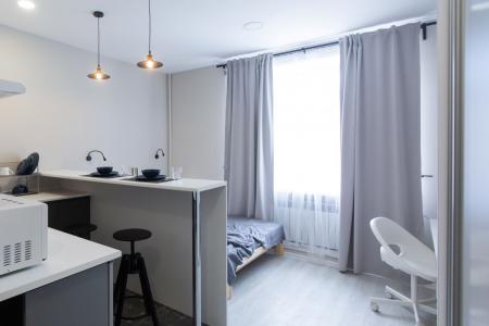 Студия в центре города, в историческом здании с хорошим ремонтом