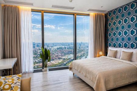 Панорамная дизайнерская студия на 75 этаже в Башне Федерация