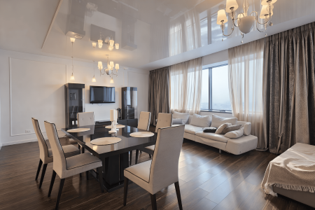 Панорама 28 — апартаменты с видом на город, 130 м²