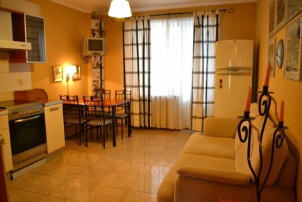 Комфортная однокомнатная квартира с новым ремонтом, расположена в центре города Тюмени.