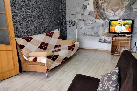 Двухкомнатная квартира с большим количеством спальных мест.