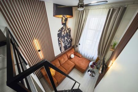 Двухуровневая студия Vogue пешком до Эрмитажа и Исаакиевского собора