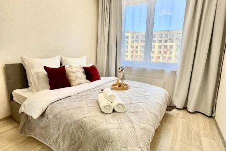 Hoвая 1-к квapтиpа в ЖК "Новый Зеленoгрaд"! Дистанциoннoe зacелениe 24/7.