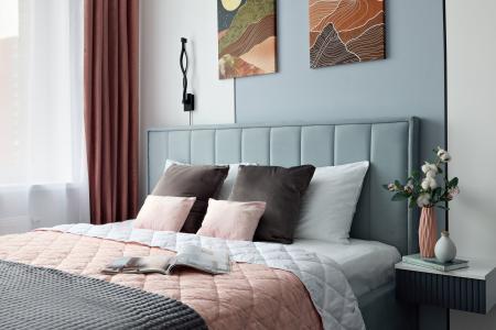 Дизайнерская евро2ка до 4 гостей в ЖК бизнес-класса, 200м до парка, 20 мин до метро