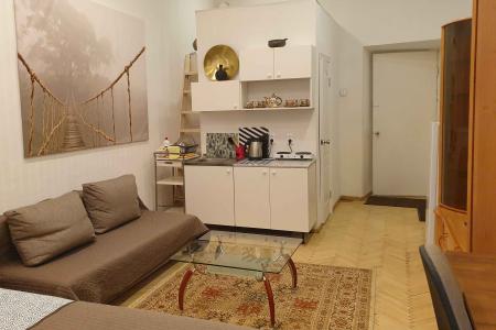 Новая большая студия в историческом центре у метро