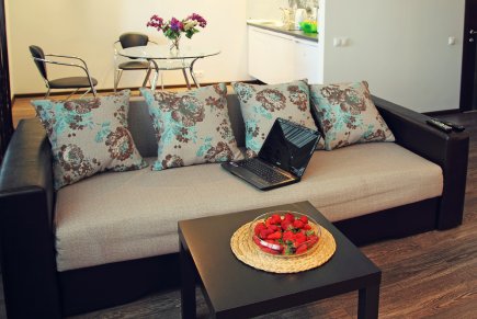 Однокомнатная квартира-студия посуточно с евроремонтом