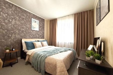 Светлая уютная квартира с новым евроремонтом и просторной кухней