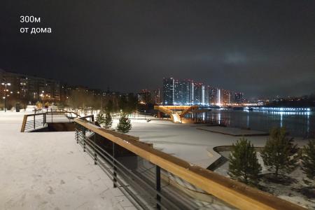 Теплая уютная квартира на набережной Енисея