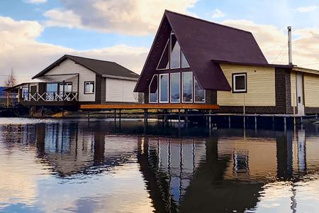 A-frame в нескольких минутах от Петергофа и Стрельны