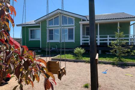 Коттедж с большим залом в Ропше