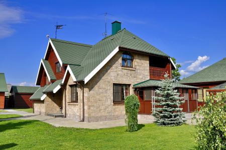 Сергиево, большой коттедж с камином и банным комплексом