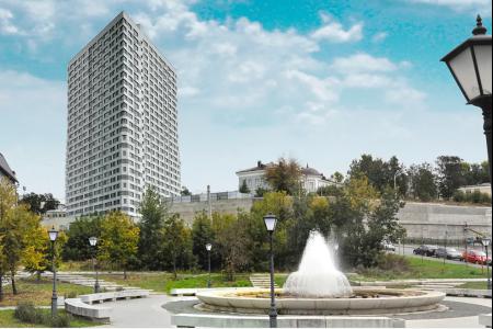 Элитная квартира в центре с видом на город