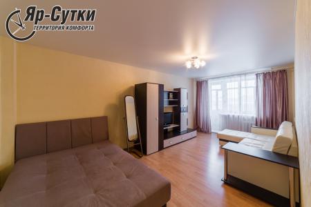 1-комн. квартира с евроремонтом в центре Ярославля.  Без комиссии.  Фотографии реальные.