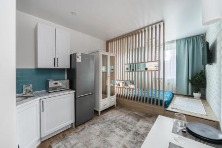 Аппарты Blue с кроватью-подиумом