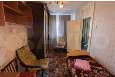 2-к. квартира, 45 м², 3 кровати