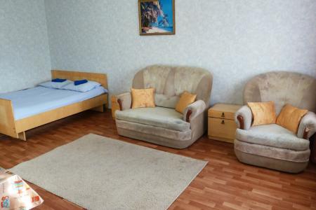 Уютная однокомнатная квартира в центре, хорошее расположение рядом с выставкой и клиникой Корл