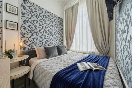 Центр:  Смарт-Студия с Лепниной у Московского вокзала. Кухня, СУ, Стиральная машина, СмартТВ, WiFI