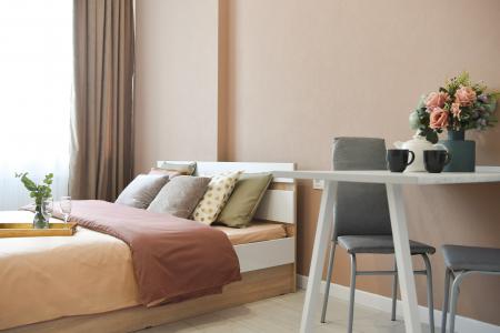 Квартира-студия на 24 этаже, напротив ЖД-вокзала