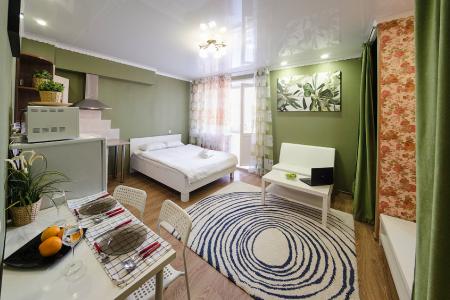 Однокомнатная студия с новым  ремонтом, чистая, уютная, WI-FI, в центре