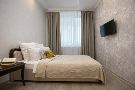 Просторная 1шка на высоком этаже с панорамным видом на город