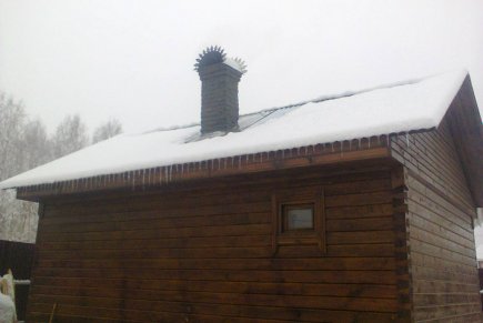 Русская баня на дровах