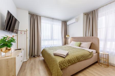 Дизайнерская студия с атмосферой отеля