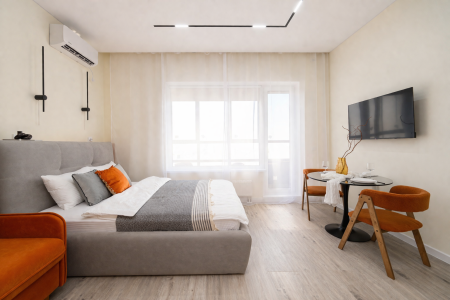 Апартаменты кoмфoрт-класса в нoвом ЖK с впечaтляющим видoм