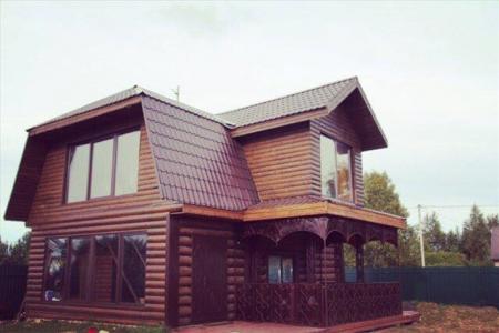 Двухэтажный коттедж с финской сауной в поселке Солнечное Морье