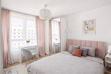 Семейная евротрешка на 32 этаже