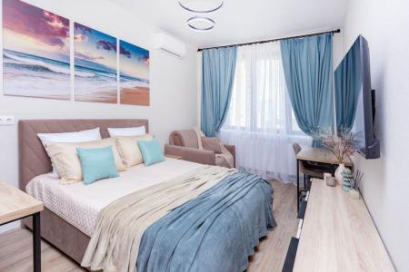 Студия ТутУют в ЖК Афи Тауэр для 3 гостей