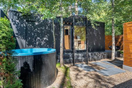 Домик для отдыха вдвоём с купелью,сауной и мангальной зоной