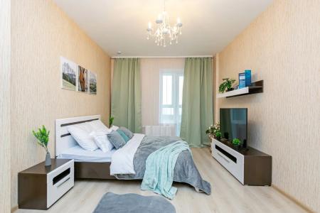 Cosmos Apart ПРОСТОРНАЯ ЕВРОДВУХКОМНАТНАЯ КВАРТИРА В ЦЕНТРЕ ГОРОДА ДЛЯ 4 ГОСТЕЙ