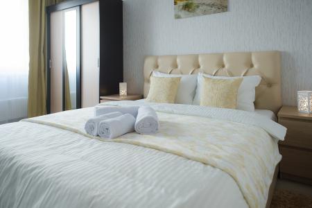 Квартира-студия в небоскребе Headliner в центре Перми