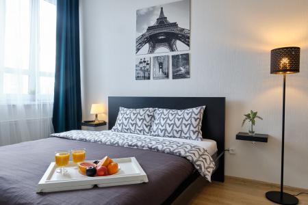 Апарт-Сеть Udobno v ekb Самозаселение 24х7 Black and white-Black