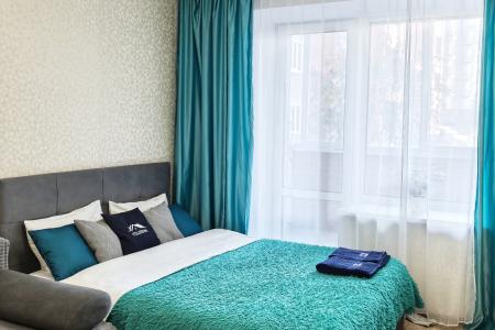 Шикарная студия с балконом