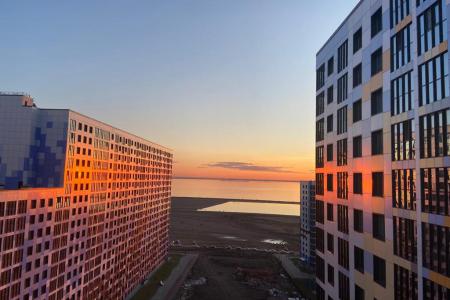 Уютная студия с видом на Финский залив