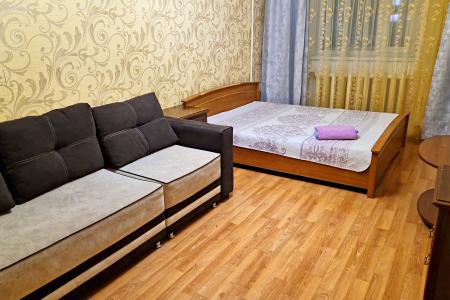 Трехкомнатная квартира с двуспальными кроватями