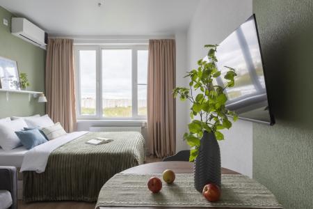 Атмосферная студия Queenstay The Сад  рядом с метро Пятницкое шоссе