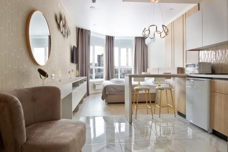 Люкс студия с кондиционером на Взлётке