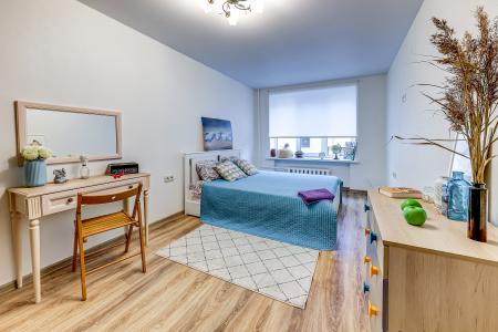 Двухкомнатная квартира с балконом