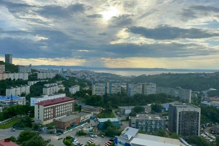 Уютная студия с шикарным видом и двумя парковочными местами