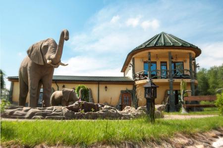 Африканский Дом 65 м² с мангалом и беседкой