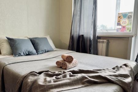 Современная чистая комфортная квартира у метро в стиле IKEA