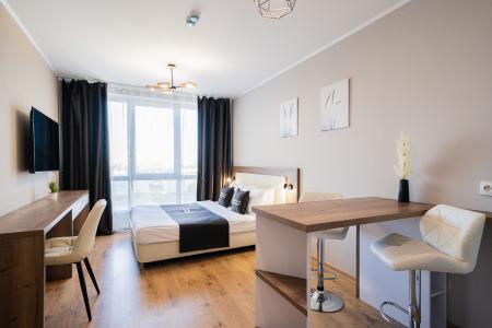 Уютная студия у метро "Парнас"