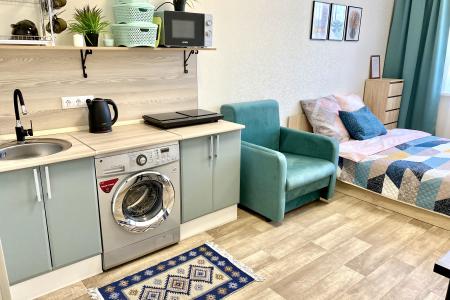 Уютная трехместная студия у АКВАПАРКА