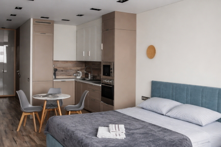 Шикарная студия с кондиционером и посудомоечной машиной от Аликорн24