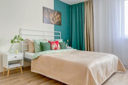 Малахит - квартира на Уктусе у аквапарка с панорамным балконом