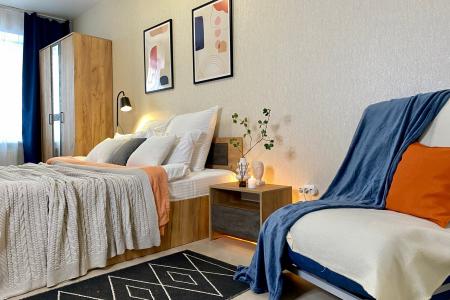 Стильная 1шка в тихом центре