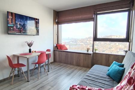 Студия с панорамными окнами